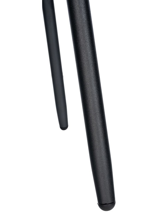 Weston Draaibarkruk Fluweel, zwart