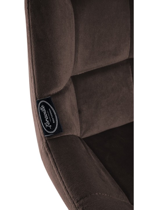 Weston Draaibarkruk Fluweel, bruin