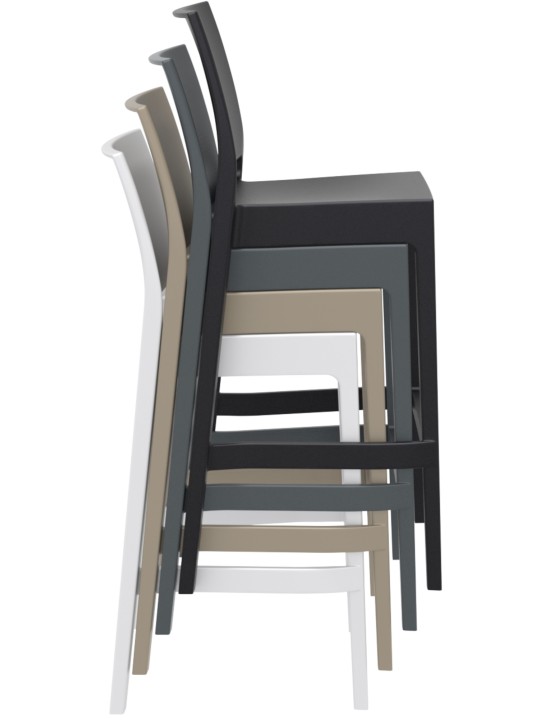 Barkruk Maya, olijfgroen