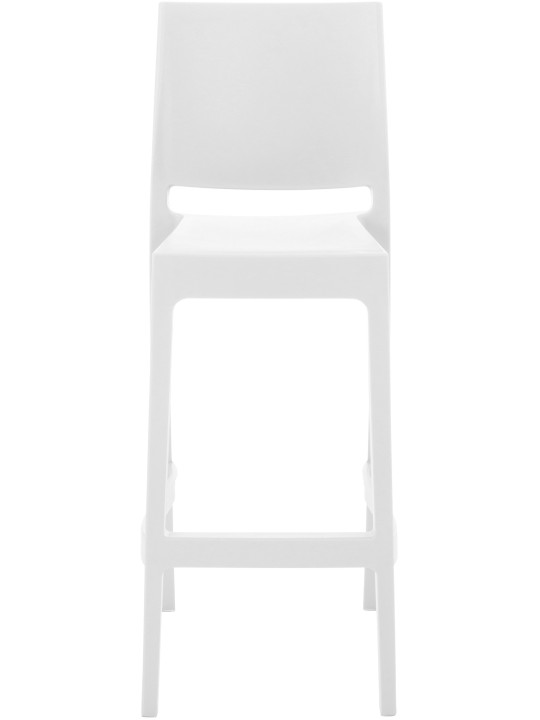 Set van 2 barkrukken Maya, wit