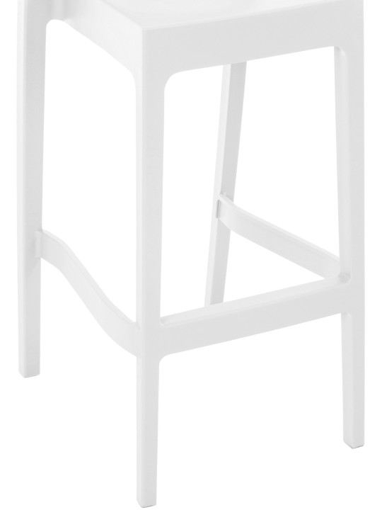 Set van 2 barkrukken Maya, wit