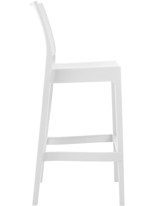 Set van 2 barkrukken Maya, wit