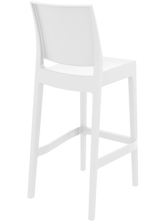 Set van 2 barkrukken Maya, wit