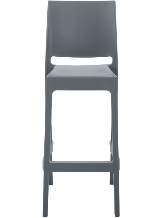 Set van 2 barkrukken Maya, donkergrijs