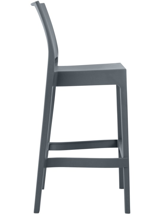 Set van 2 barkrukken Maya, donkergrijs