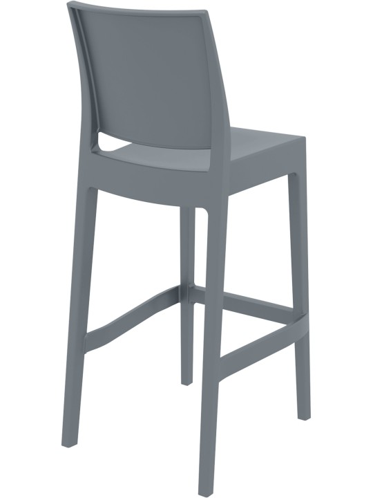 Set van 2 barkrukken Maya, donkergrijs