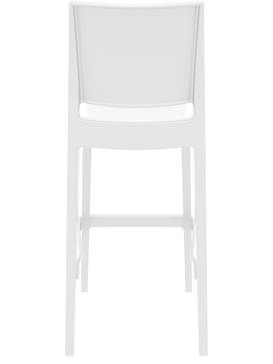 Set van 2 barkrukken Maya, wit