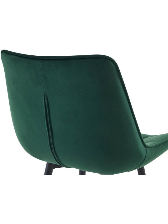 Barkruk Dartford fluweel, groen