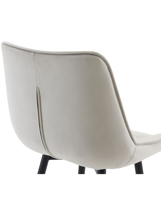 Barkruk Dartford fluweel, grijs Barkruk Dartford fluweel, grijs