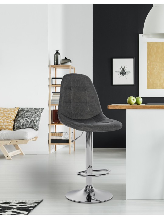 Barkruk Elmore stof C, donkergrijs Barkruk Elmore stof C, donkergrijs