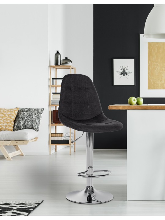 Barkruk Elmore stof C, zwart Barkruk Elmore stof C, zwart