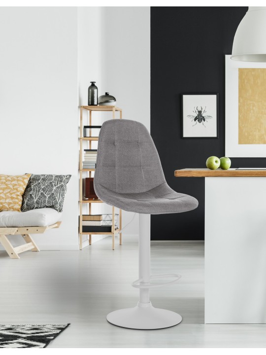 Barkruk Elmore stof W, grijs Barkruk Elmore stof W, grijs