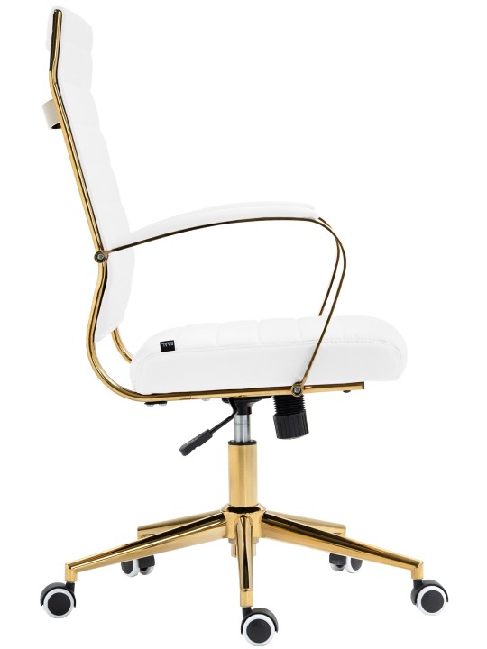 Bureaustoel Havana kunstleer, wit