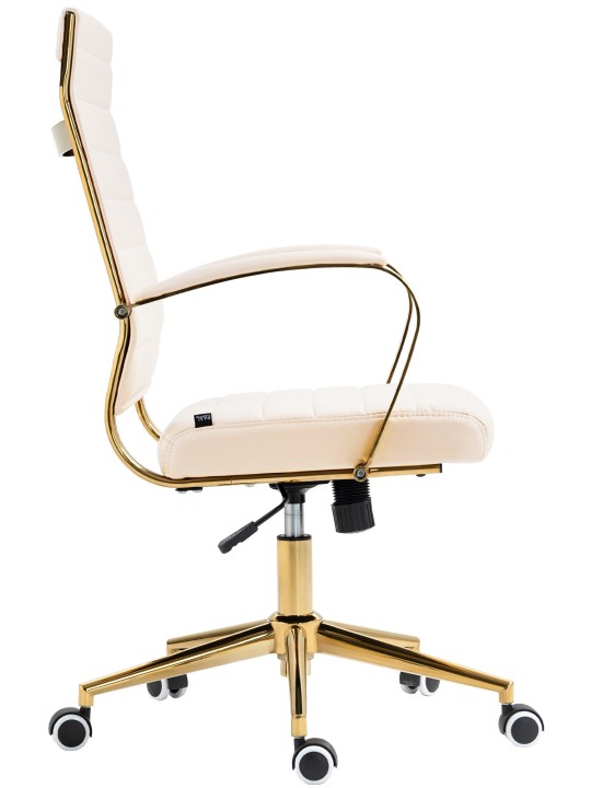 Bureaustoel Havana kunstleer, crème