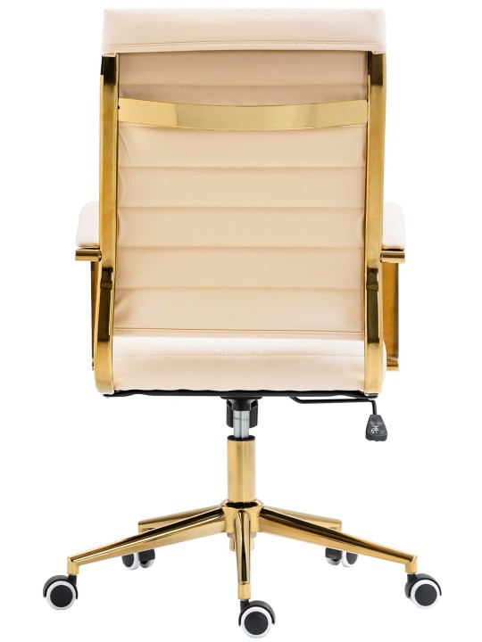 Bureaustoel Havana kunstleer, crème