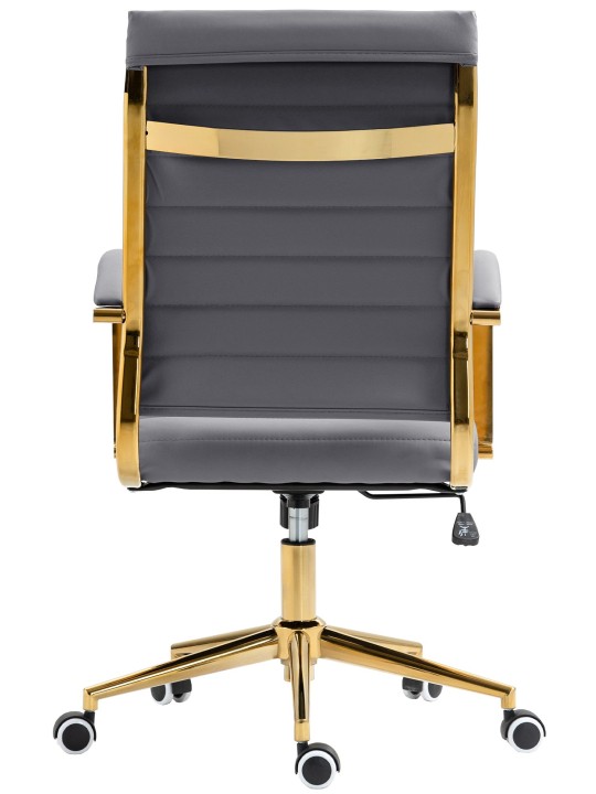 Bureaustoel Havana kunstleer, grijs