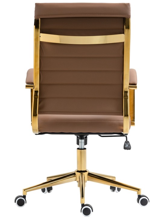 Bureaustoel Havana kunstleer, lichtbruin