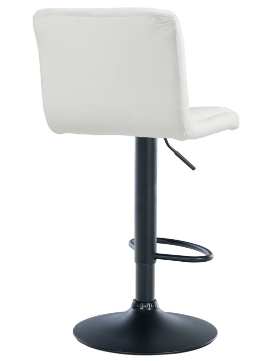 Set van 2 barkrukken Peru fluweel, crème