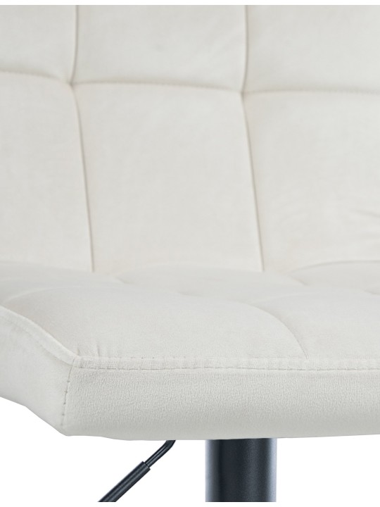 Set van 2 barkrukken Peru fluweel, crème