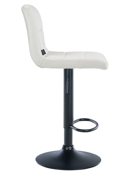 Set van 2 barkrukken Peru fluweel, crème