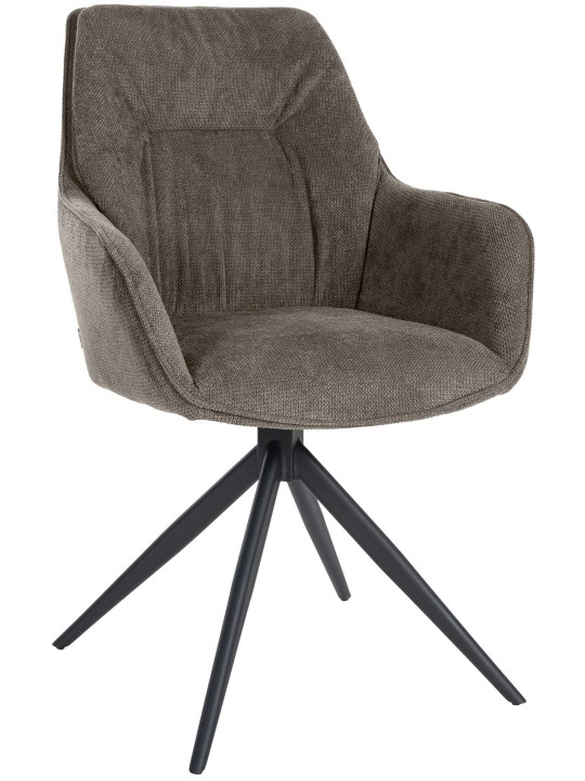 Eetkamerstoel Jules stof, donkergrijs Eetkamerstoel Jules stof, donkergrijs
