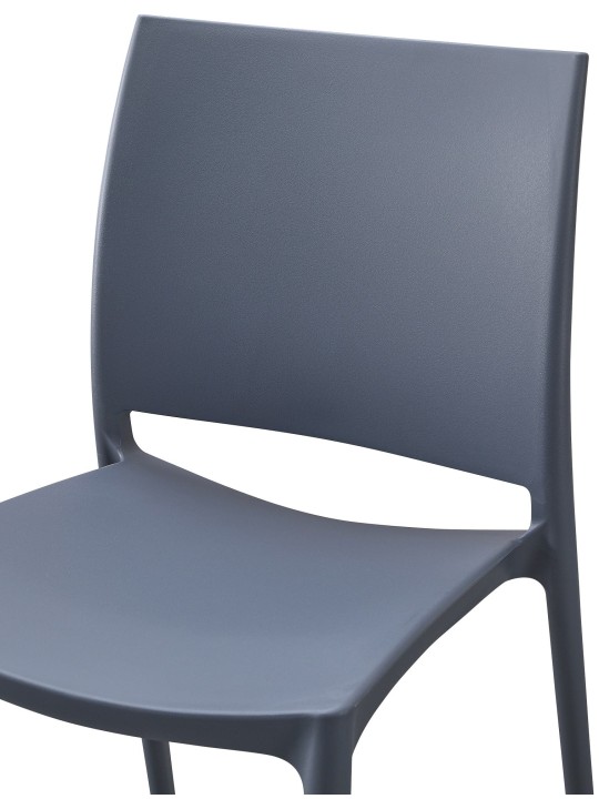 Set van 2 stoelen Meton, grijs Set van 2 stoelen Meton, grijs