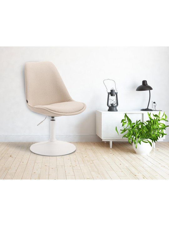 Stoel Maverick W stof, crème Stoel Maverick W stof, crème