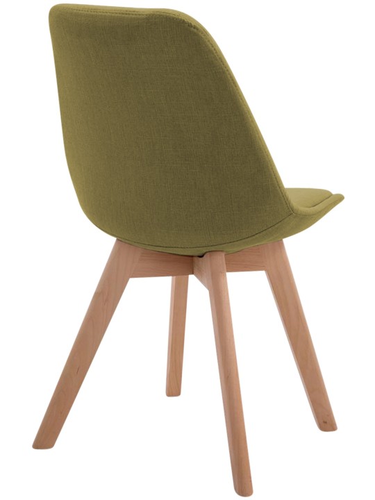 Bezoekersstoel Borneo V2 Natura stof, groen