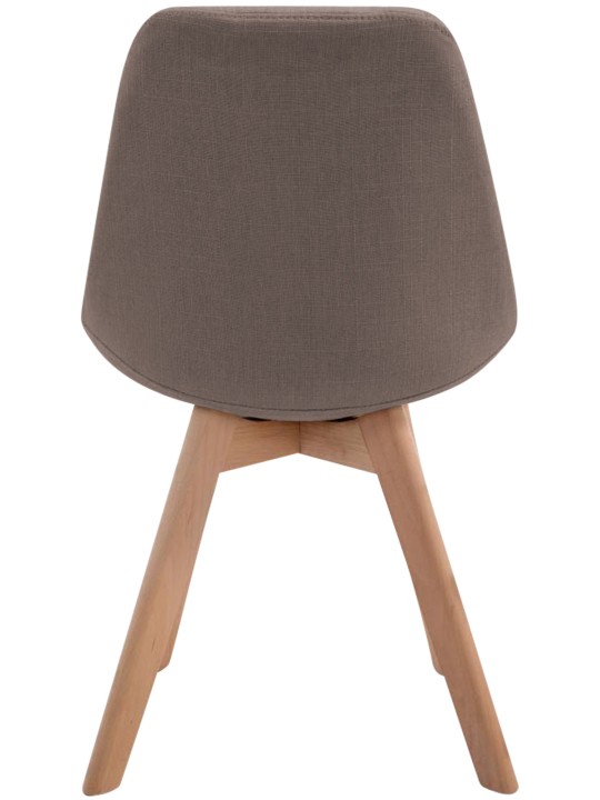 Bezoekersstoel Borneo V2 Natura stof, taupe