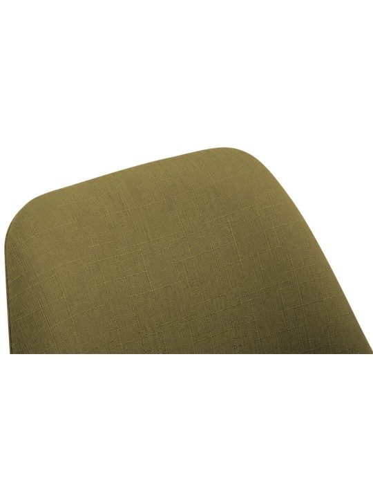 Bezoekersstoel Borneo V2 walnoot stof, groen