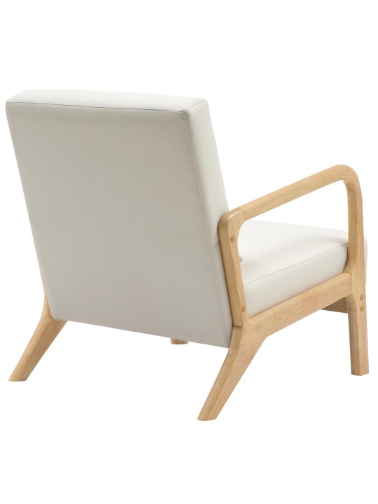 Fauteuil Hibbing stof, crème Fauteuil Hibbing stof, crème