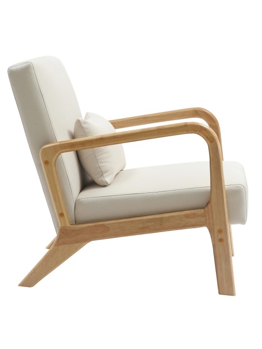 Fauteuil Hibbing stof, crème Fauteuil Hibbing stof, crème