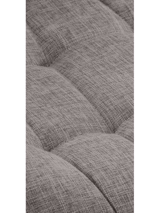 Set van 2 stoelen Elda stof, lichtgrijs