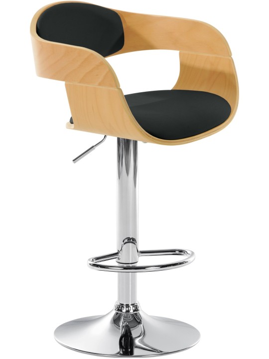 Barkruk Kingston C, naturel/zwart Barkruk Kingston C, naturel/zwart