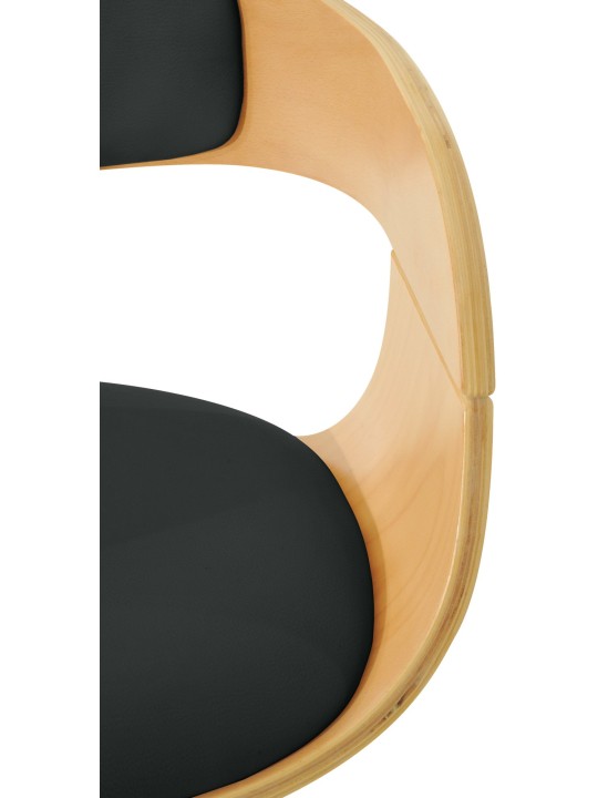 Barkruk Kingston C, naturel/zwart Barkruk Kingston C, naturel/zwart