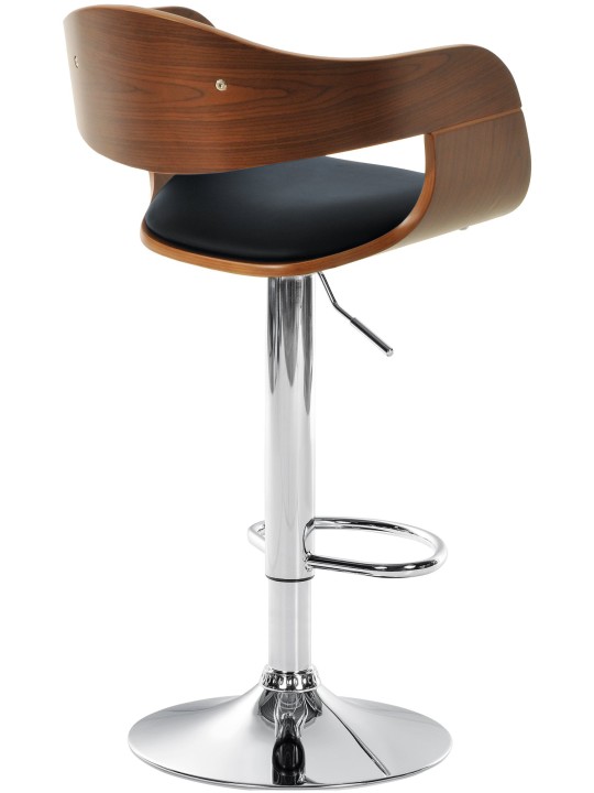 Barkruk Kingston C, walnoot/zwart Barkruk Kingston C, walnoot/zwart