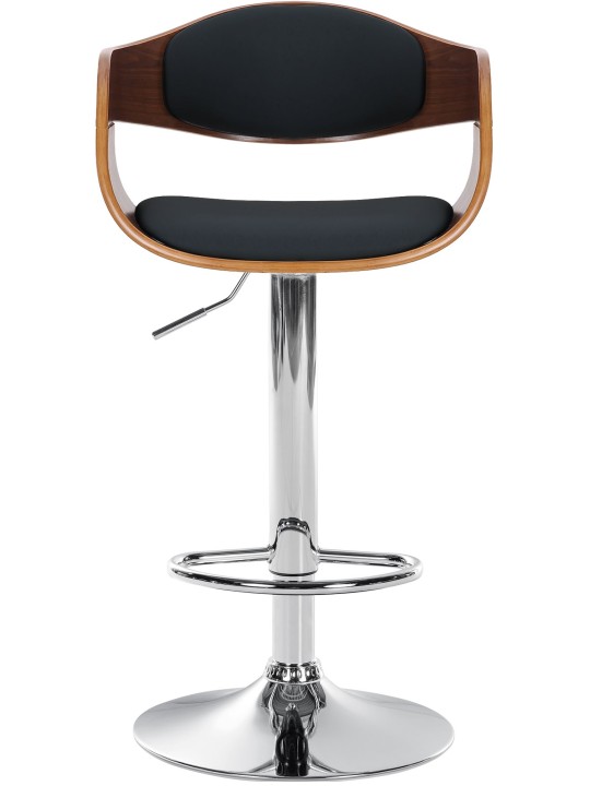 Barkruk Kingston C, walnoot/zwart Barkruk Kingston C, walnoot/zwart