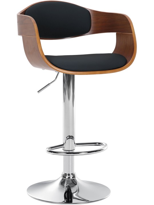 Barkruk Kingston C, walnoot/zwart Barkruk Kingston C, walnoot/zwart