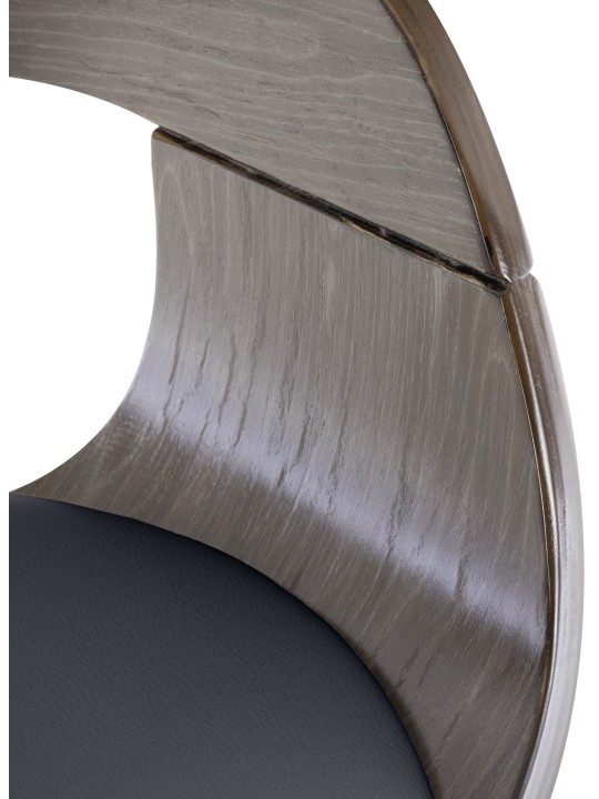 Barkruk Kingston C, zwart/grijs Barkruk Kingston C, zwart/grijs