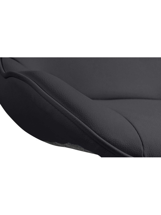 Barkruk Vonore kunstleer, zwart