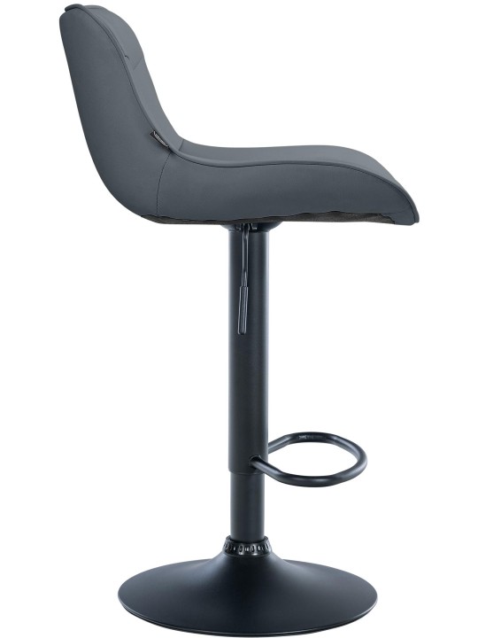 Barkruk Vonore kunstleer, grijs