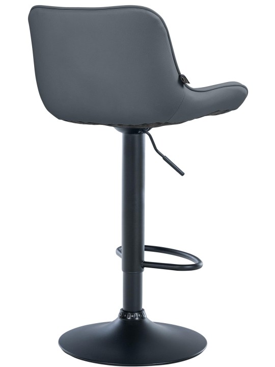 Barkruk Vonore kunstleer, grijs