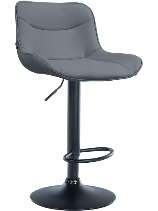 Barkruk Vonore kunstleer, grijs