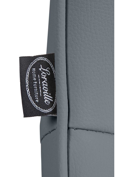 Barkruk Vonore kunstleer, grijs