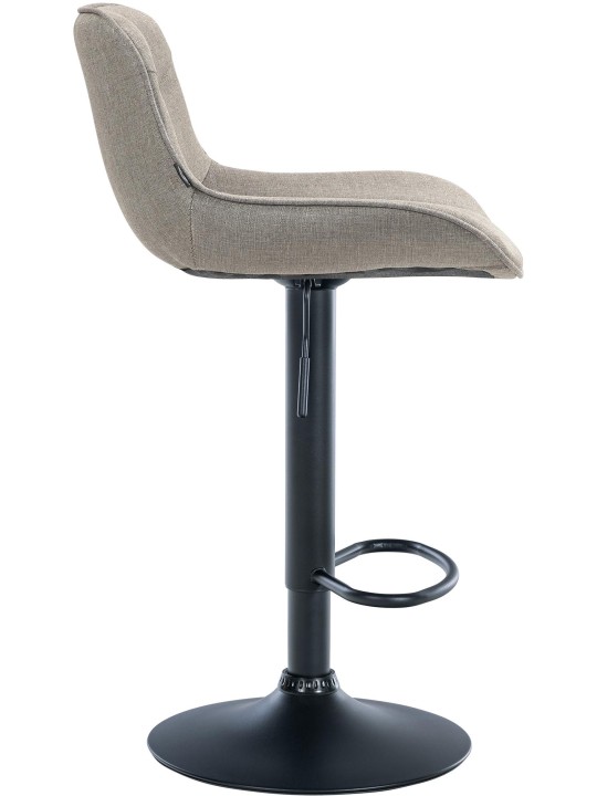 Barkruk Vonore stof, taupe