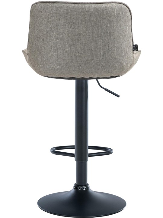 Barkruk Vonore stof, taupe