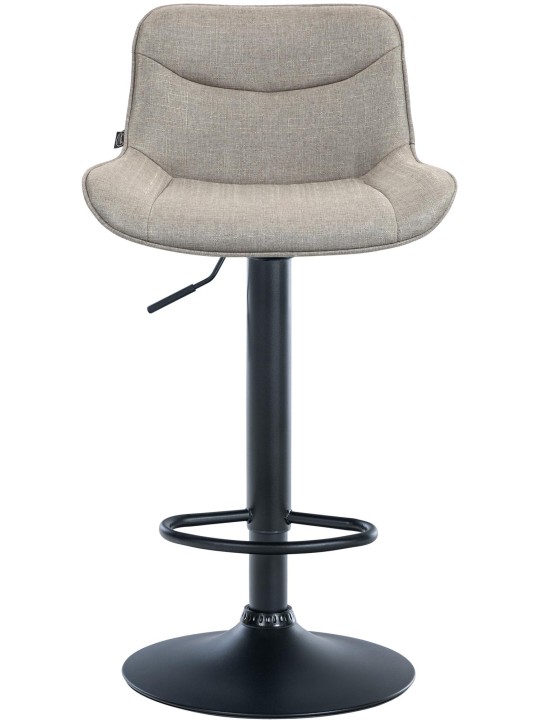 Barkruk Vonore stof, taupe