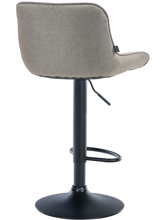 Barkruk Vonore stof, taupe