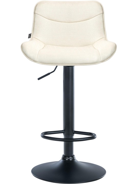 Barkruk Vonore stof, crème