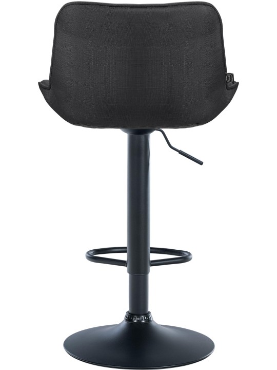 Barkruk Vonore stof, donkergrijs